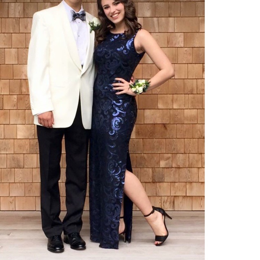 RALPH LAUREN SEQUINED PROM DRESS